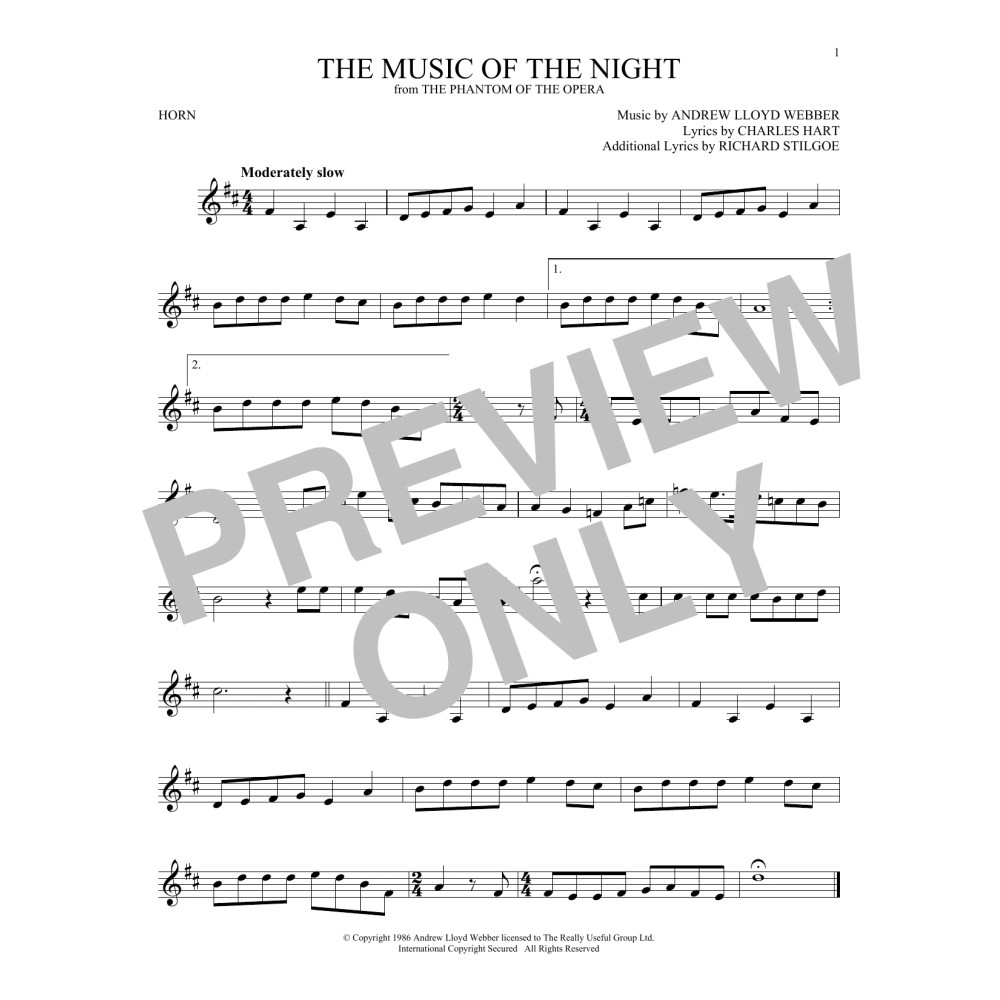 The Music Of The Night